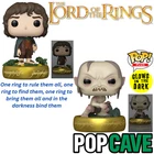 Funko Pop Cave LORD OF THE RINGS SET Glows-in-the-Dark Pop! PLUS with Protectors