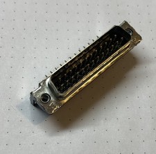 25 Position D-Sub Plug, Male Pins Connector, Solder Cup, TE Connectivity, 1 Each
