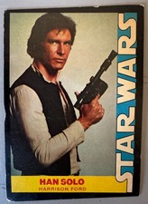 1977 Star Wars Han Solo Wonder Bread #4 Card | GC with off center trim
