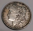 1891-CC Carson City Morgan Silver Dollar $1 AU Almost Uncirculated Details