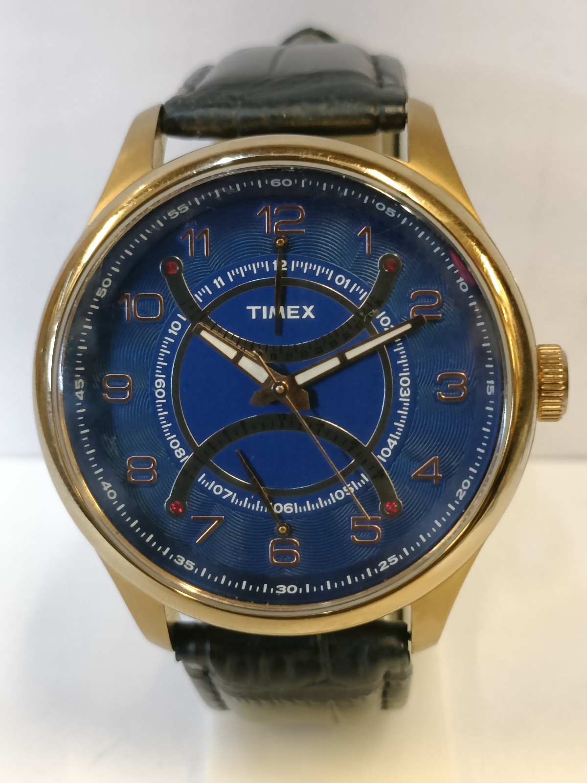 TIMEX MULTIFUNCTION QUARTZ BLUE DIAL TWEG14510-32… - image 1