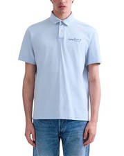 Image of Replay premium quality polo shirt LIGHT BLUE