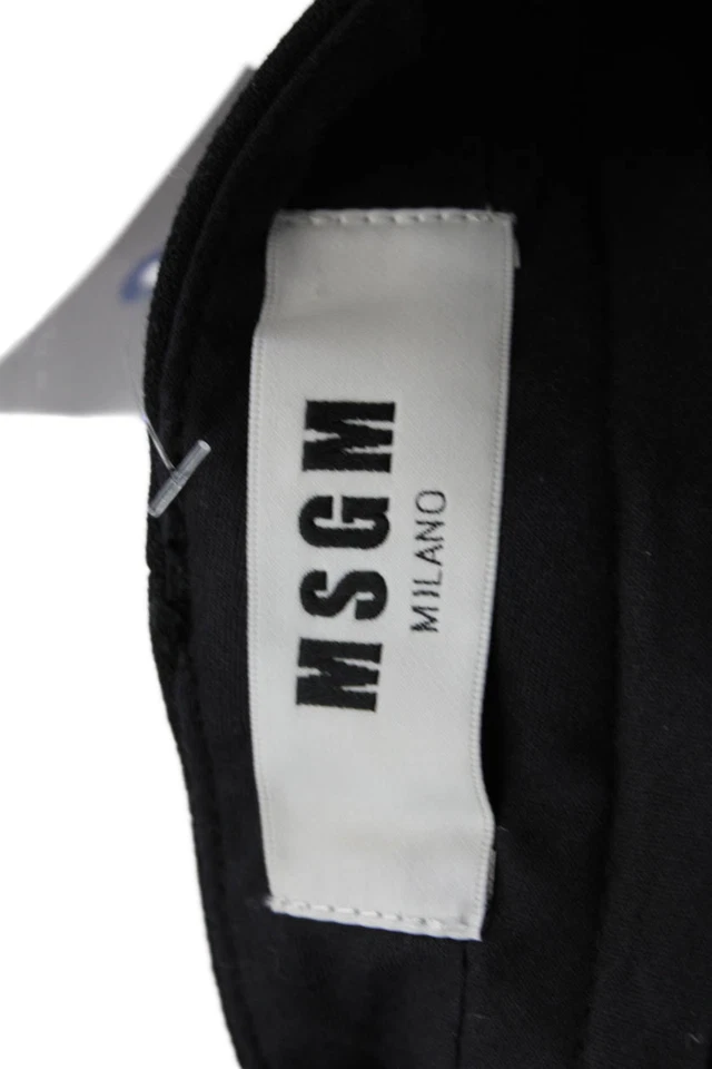 MSGM женщин три кармана высоты прямые штанины брюки черный размер 44 - Изображение 4 из 4