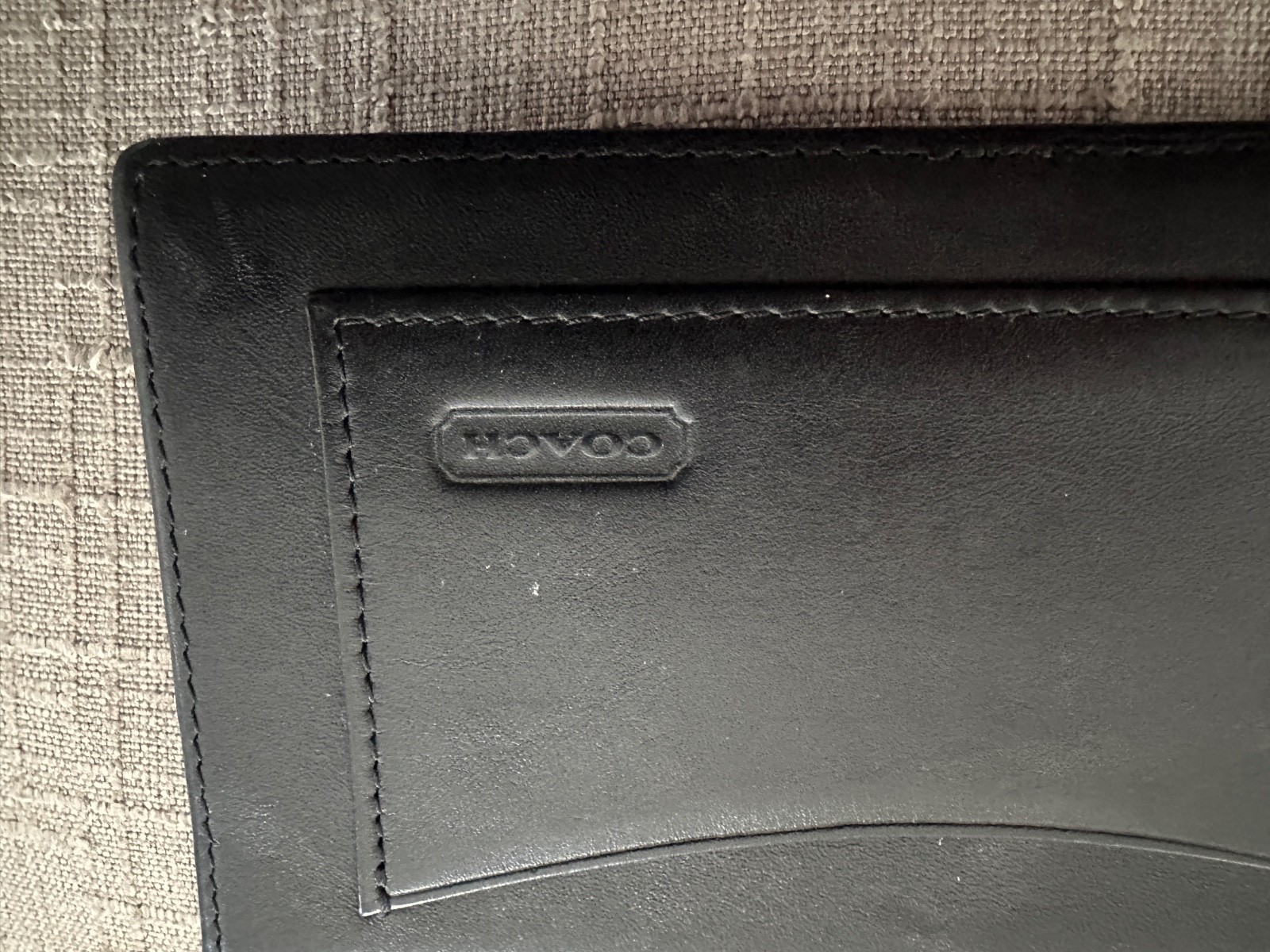 COACH VINTAGE BLACK MEMO JOTTER 8810