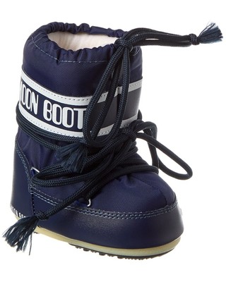 Moon Boot  Mini Icon Nylon Boot Blue 19/22