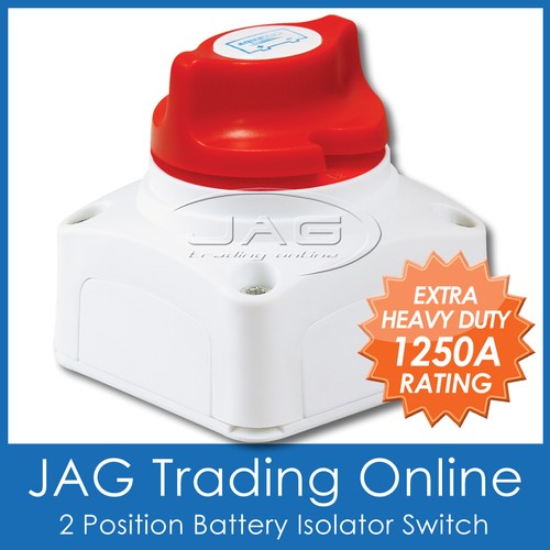 AQUATRACK H/D 850V 1250A ON/OFF BATTERY ISOLATOR KILL SWITCH Boat