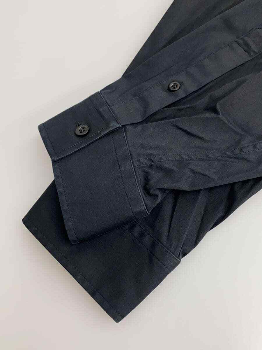 BALENCIAGA Long Sleeve Shirt 34 Cotton BLK Stretch Casual BALENCIAGA Long Sleeve Shirt 34 Cotton BLK Stretch Casual