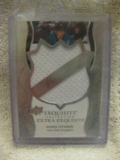 2020-21 Exquisite Collection Extra Jersey Maxim Letunov 055/149 San Jose Sharks