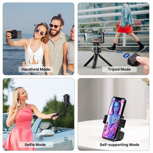 Ulanzi CapGrip2 Phone Camera Shutter Bluetooth Hand Grip Holder Fill Light Tripo - Photo 6/25