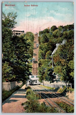 Postcard The Incline Railway, Mount Royal, Montreal, Canada Unposted