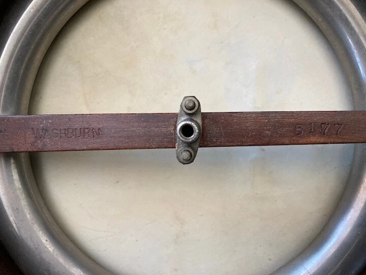 1920's  vintage Washburn tenor banjo  Dasant 19 fret  resonator donut tone ring - Image 4 of 4