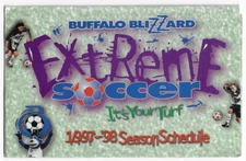 1997-98 Buffalo Blizzard NPSL Pro Soccer Schedule !!! Kodak