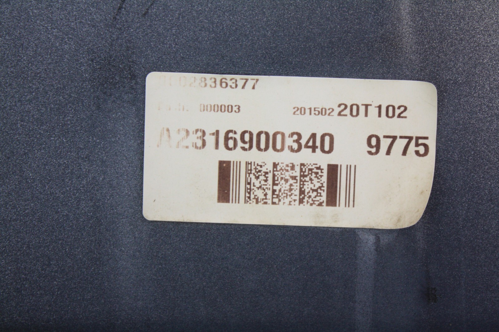 Mercedes SL R231 Amg Left Side Skirt 2012 to 2016 A2316900340 