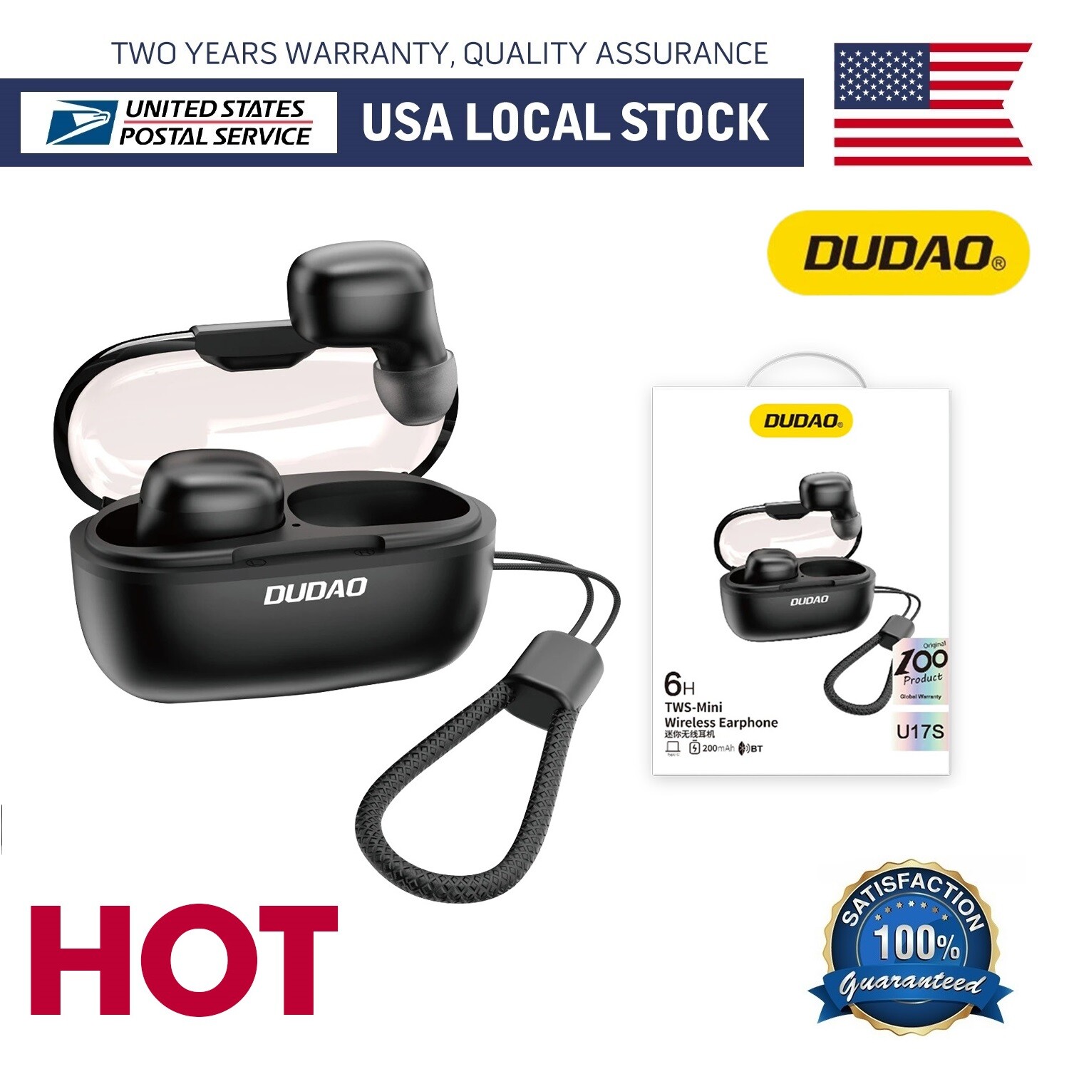 Bluetooth 5.1 Headset TWS Wireless Earphones Earbuds Stereo In-Ear Headphones