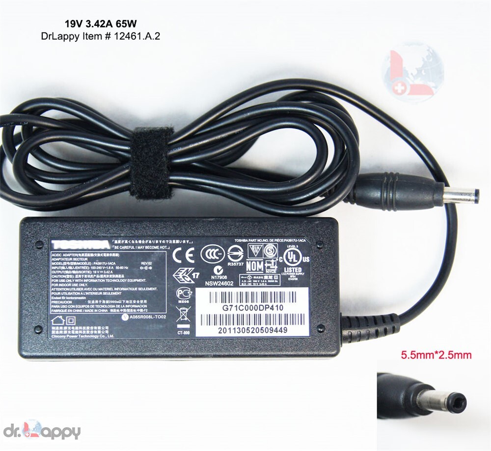 Alimentatore Caricabatteria 65W per ASUS F552 F552C