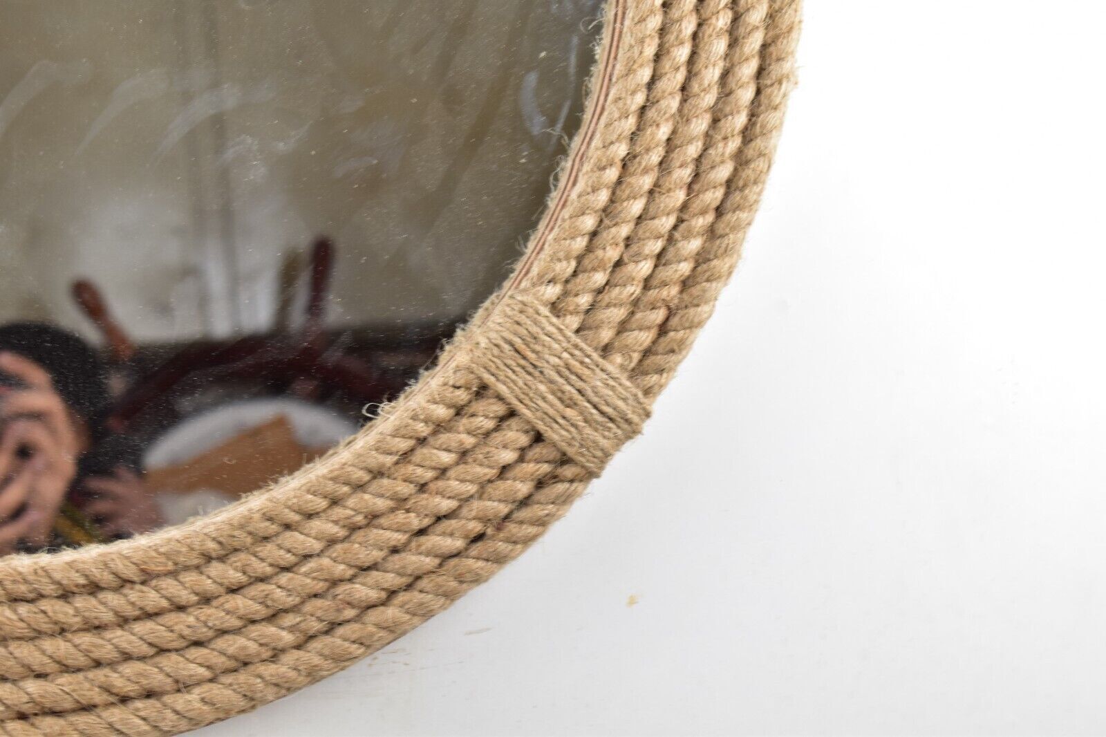 Nautical mirror Coastal mirror Home decor mirror Rope mirror Bathroom