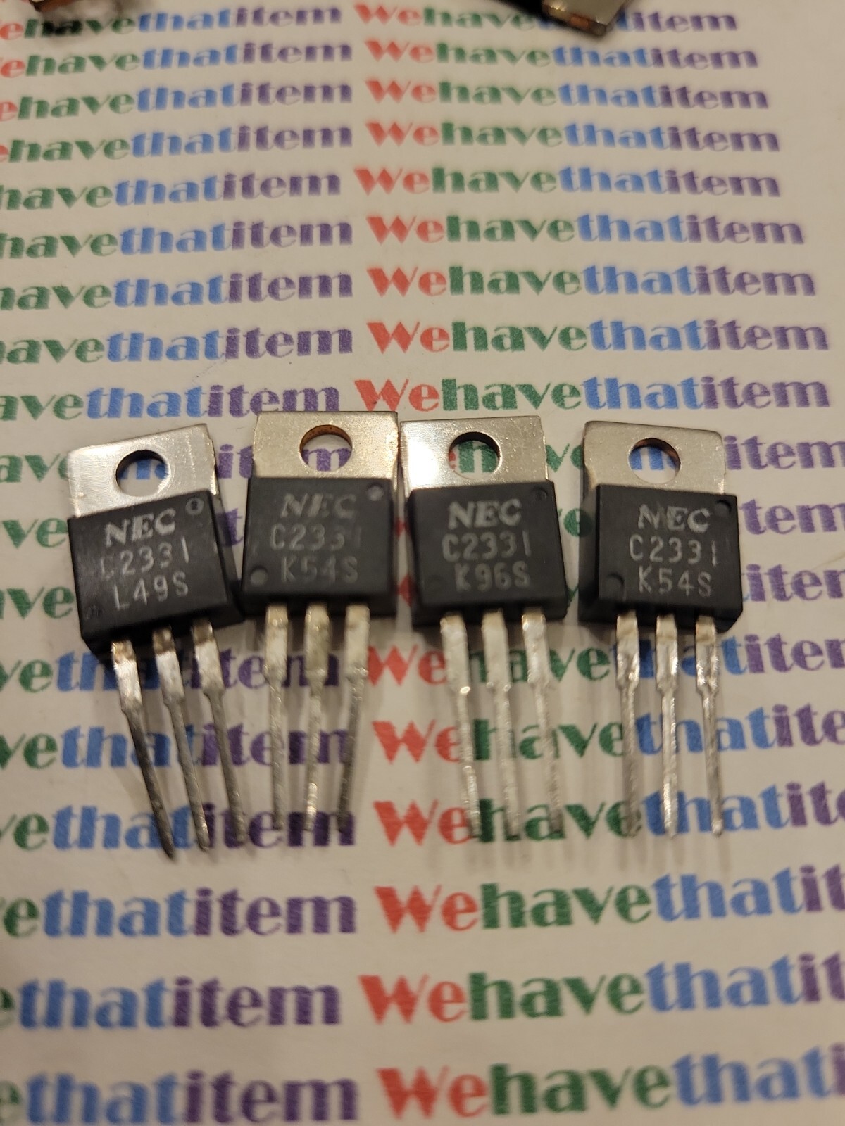 2SC2331 / TRANSISTOR / NEC / 4 PIECES (qzty) | eBay