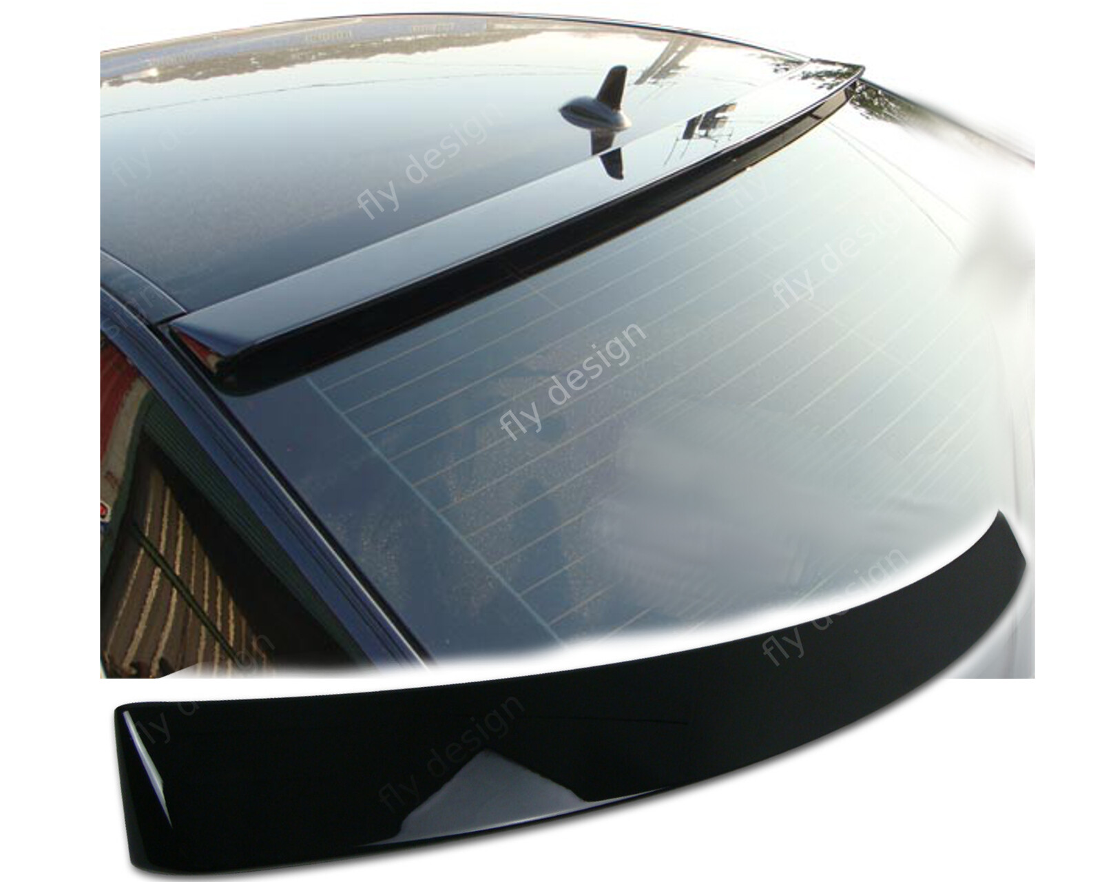 Roof Spoiler Compatible With MERCEDES E W212 Sedan, Roof Sport Spoiler