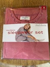 Ladies Pink Microfleece PJ's