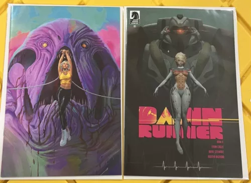 DAWNRUNNER #1 INGRID GALA EXCLUSIVE & WAVELOOP TRADE DRESS IN HAND! 2 BOOKS NM++