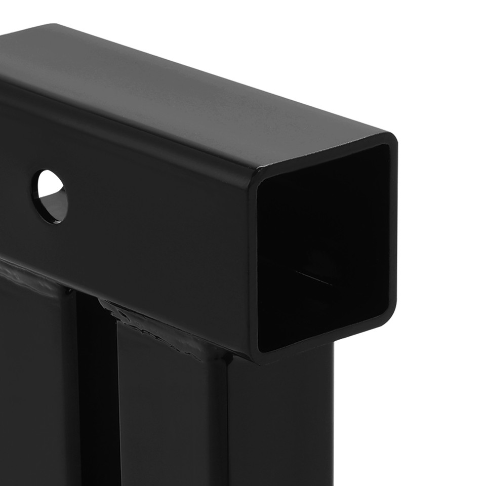 Dual 2" Trailer Receiver Hitch Rise-Drop Adapter Extender Extension Tow ...