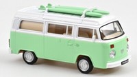 Norev 1/43 Van Vw Combi T2B Camper Van 1973 GrÜN Statisches Modell Diecast