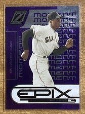 Willie Mays 2005 Zenith Epix Moment Purple 73/100 - Giants 