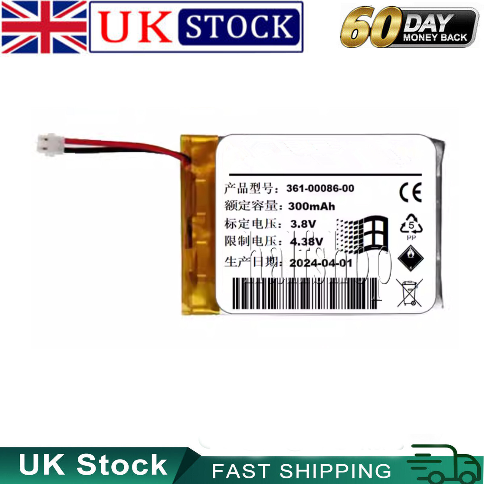 New 361-00086-00 for Garmin Forerunner 225 235 630 735XT Watch Battery