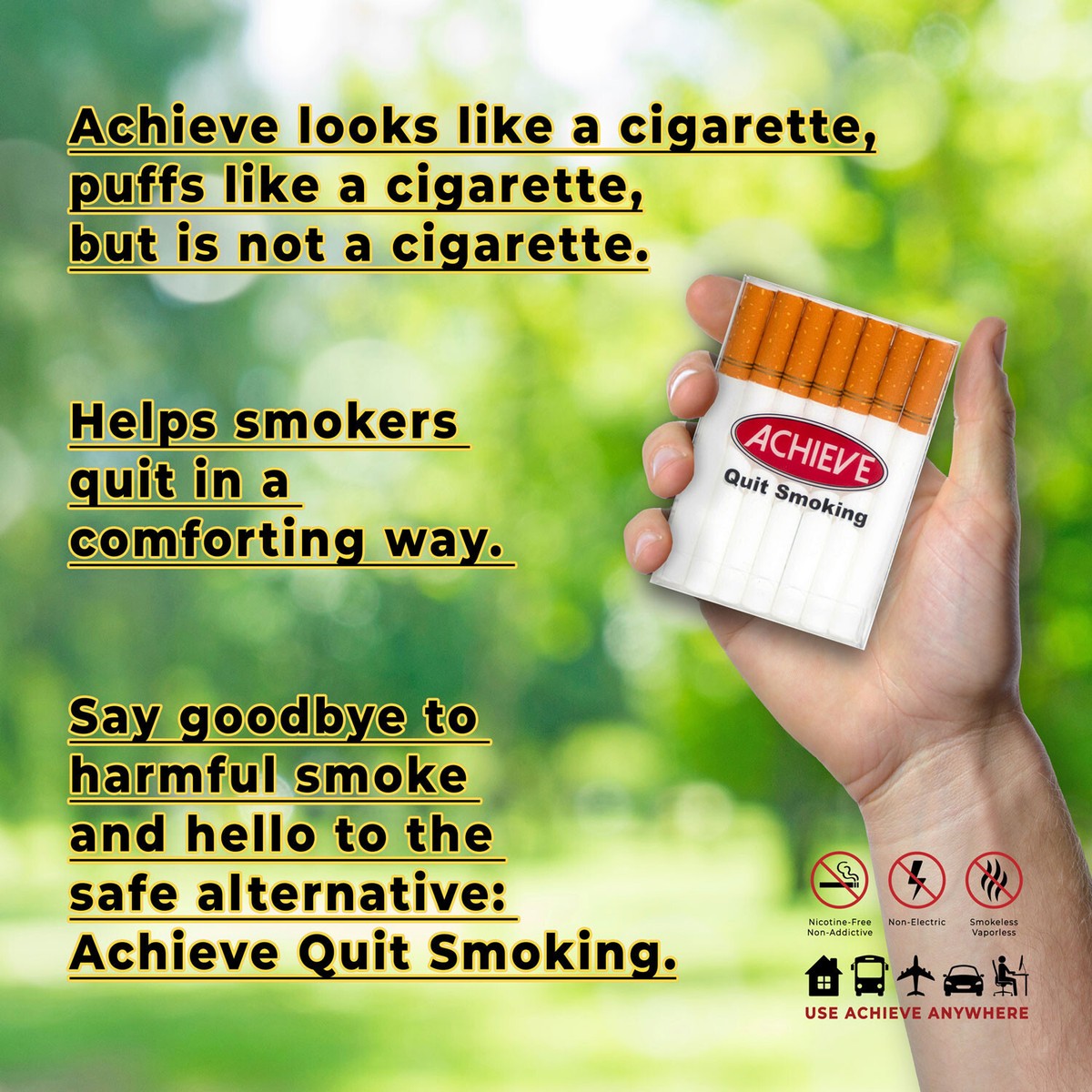 cigarette substitute Achieve Quit Smoking Cigarette Substitute | Stop Smoking Aids that Work