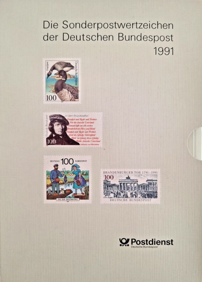 BRD Jahrbuch 1991 postfrisch incl. Hülle - Bild 1 von 1