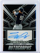 2023 Panini Chronicles Obsidian SPENCER JONES AUTO RC Autograph Rookie Yankees