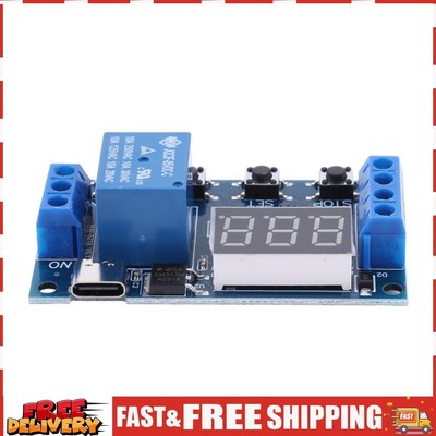 1 Channel Delay Power Off Board 4 Button Cycle Delay Timing Timer Relay for DIY 