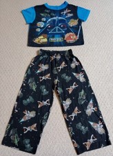 Angry Birds Star Wars Boys Size 4/5 Multi-Color Polyester Graphic Pajamas Set 22