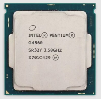 Intel Pentium G4560 LGA 1151 Desktop CPU Processor Dual Core 3.5 GHz G4560