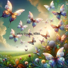 Digital Image Picture Photo Wallpaper Background Desktop Art AI Pic Butterflies