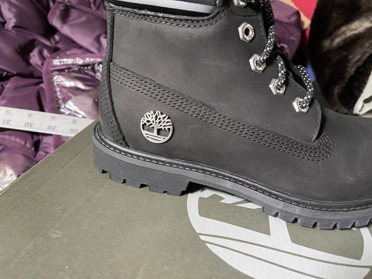 Timberland PREMIUM 6 In Waterproof Boots Black Nubuck TB 0A41CX