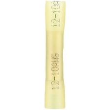 Yellow Heat Shrink Butt Splice Connectors 12-10 Gauge