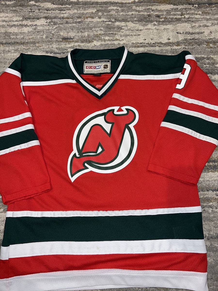 CCM New Jersey Devils Zach Parise #9 Red Hockey Jersey Youth Size