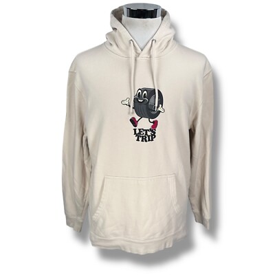 Sturniolo Triplets Let's Trip Wheelie Hoodie Men's Large Ivory