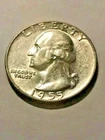 1955 Washington Quarter VF #1298