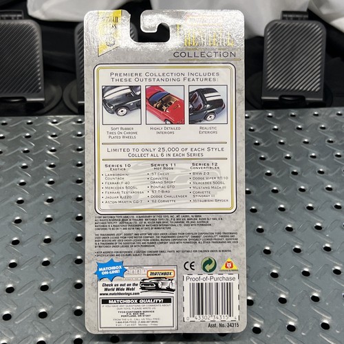 Matchbox Premiere Metallic Blue Mustang Mach III Series 12 Collection Ltd 1/25k - Picture 9 of 9