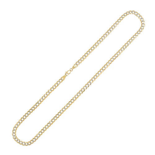 Solid 14k Yellow Gold Cuban Link Chain Necklace D/cut 1.5mm-10mm Sz 16"-30" - 第 13/21 張圖片