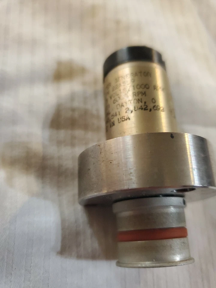 Generador Tacómetro Globe Motors 22a559 3v 6000 rpm Hecho en Estados Unidos Foto 2 de 4