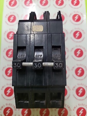 Sylvania QB24 330  30 Amp  3 Pole  Bolt On  Circuit Breaker Zinsco 