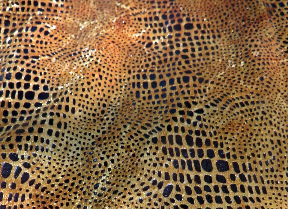 ~1.5 yds. Fascinating Lizard/Snake With Subtle Glitter Stretchy Knit ~60" Wide - Image 4 of 4