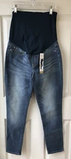 Maternity Signature by Levi Strauss Gold Label Skinny Ankle Jeans Medium Stretch