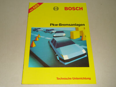 #ad #ad Technical Information Unterrichtung Bosch Car Brake Storage With ABS By 09 1989 AU $33.02