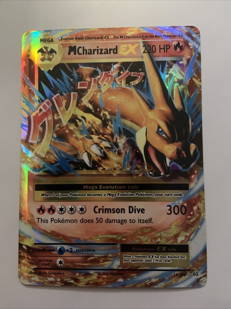 Pokémon TCG Mega-Charizard Flashfire 13 Holo Holo Rare EX | eBay