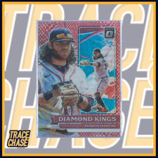 2022 Panini Donruss Optic Baseball Brandon Crawford Diamond Kings 09/99 #26