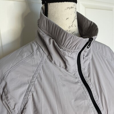 Adidas By Stella McCartney Run Jacket Gray Medium Athleisure Logo